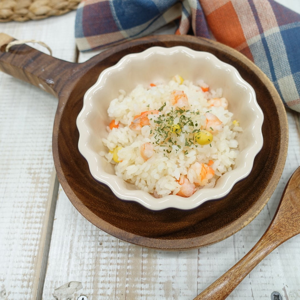 炊飯器でつくる海老ピラフ